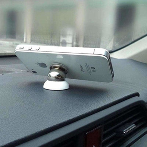 Magnetic Car Phone Holder Mount – 360° Dash Mount for iPhone & GPS